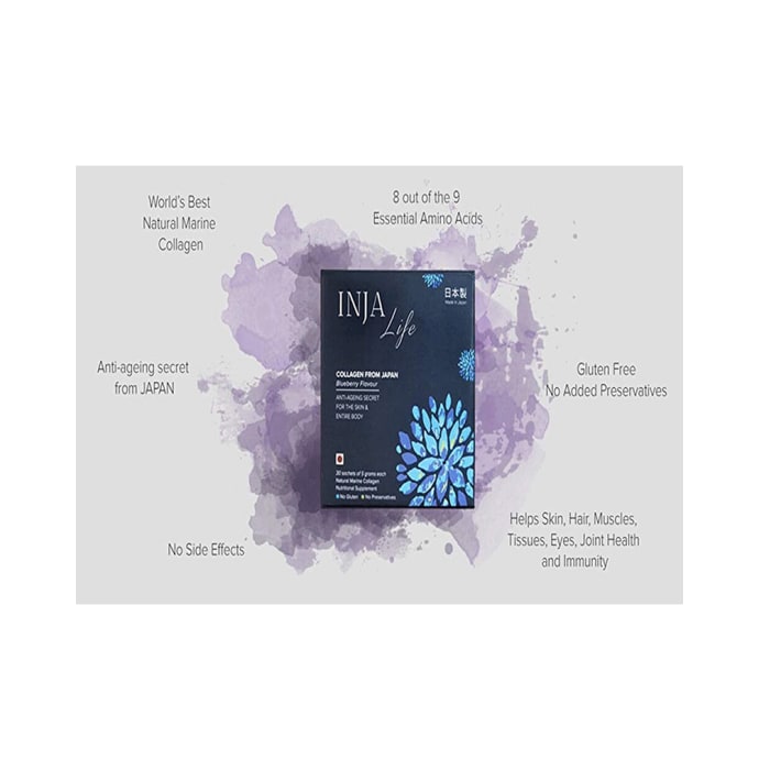 INJA Life Collagen Powder (5gm Each) Blueberry