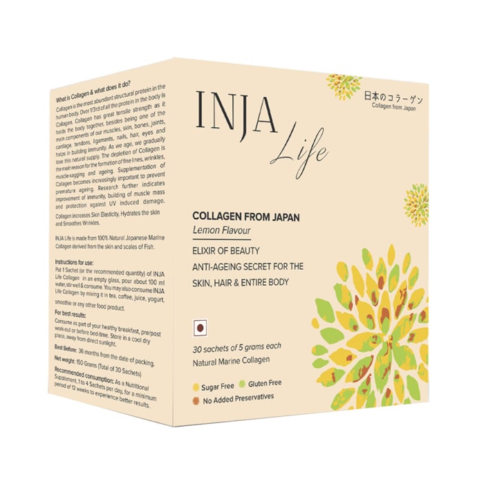 INJA Life Collagen Powder (5gm Each) Lemon