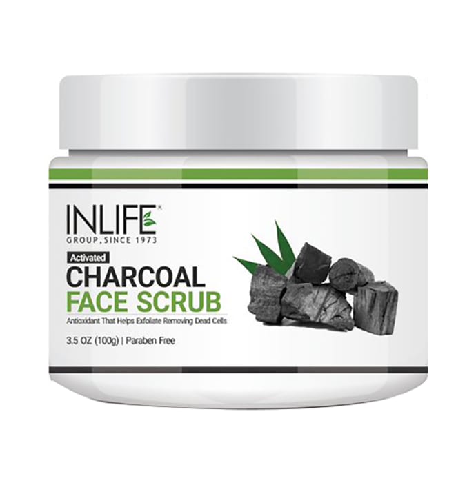 Inlife Activated Charcoal Face Scrub (100gm)