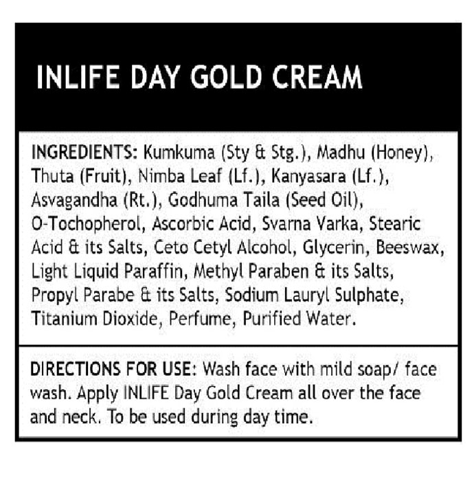 Inlife day gold face cream (50gm)