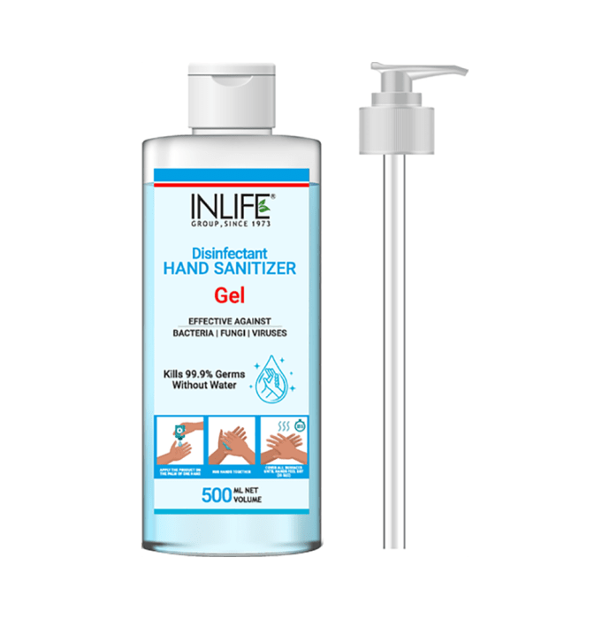 Inlife Disinfectant Hand Sanitizer Gel (500ml)