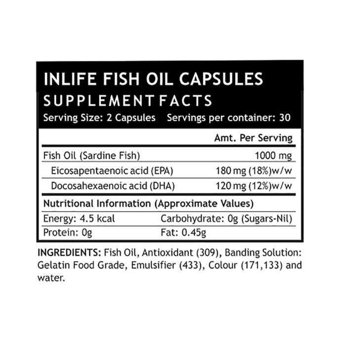 Inlife fish oil capsule (60'S)