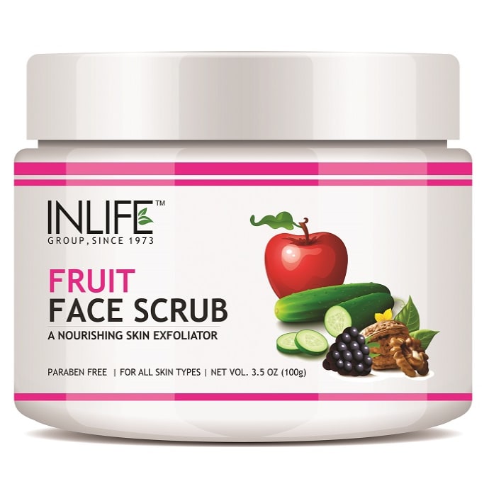 Inlife fruit face scrub (100gm)