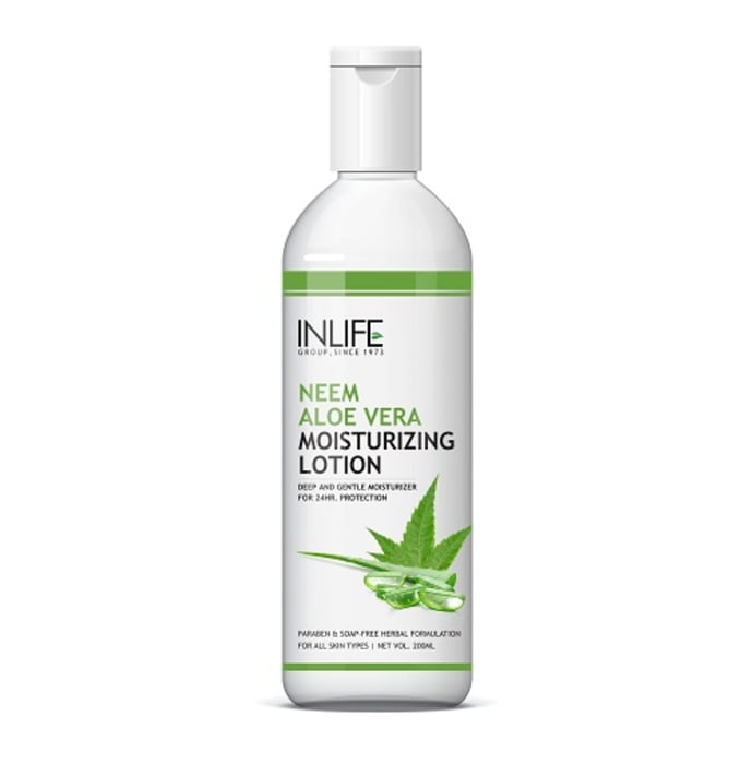 Inlife neem aloe vera moisturizing lotion (200ml)