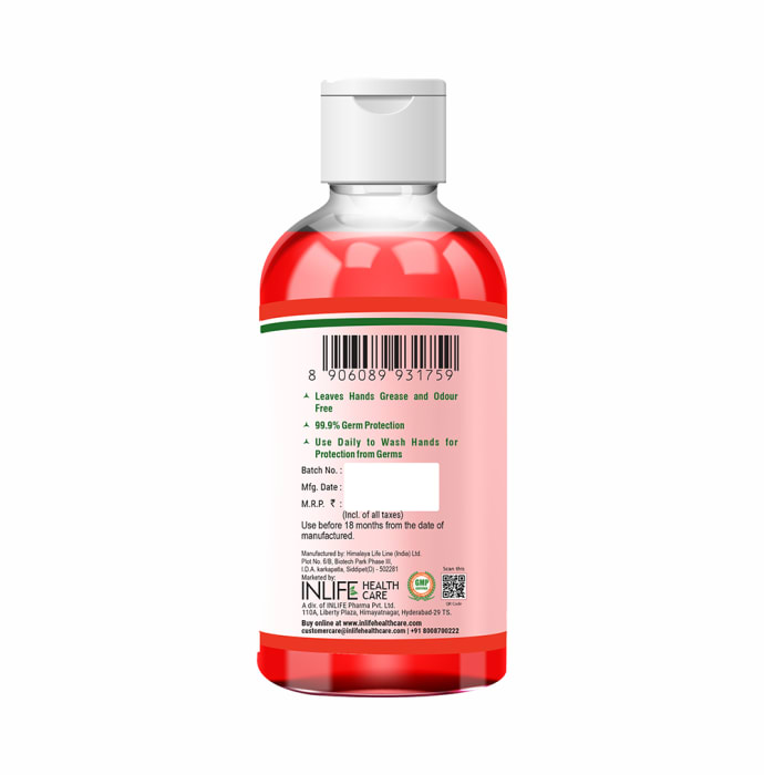 Inlife Rose & Lemon Hand Wash (500ml Each)