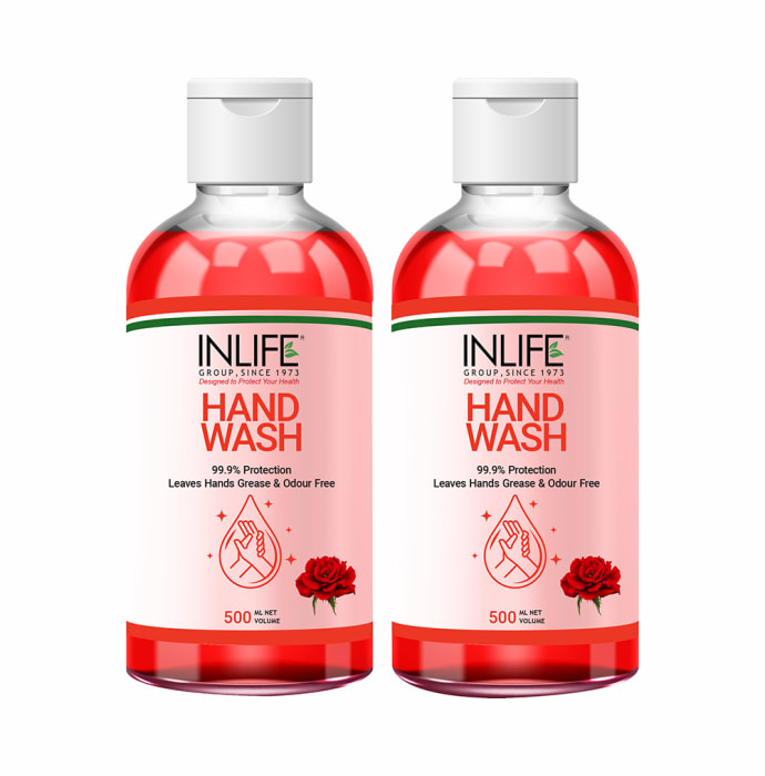 Inlife Rose Hand Wash (500ml Each)