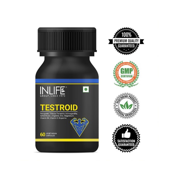 Inlife Testroid Vegetarian Capsule