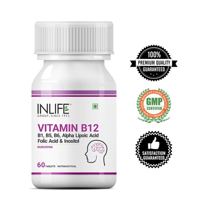 Inlife vitamin b12 ala tablet (60'S)