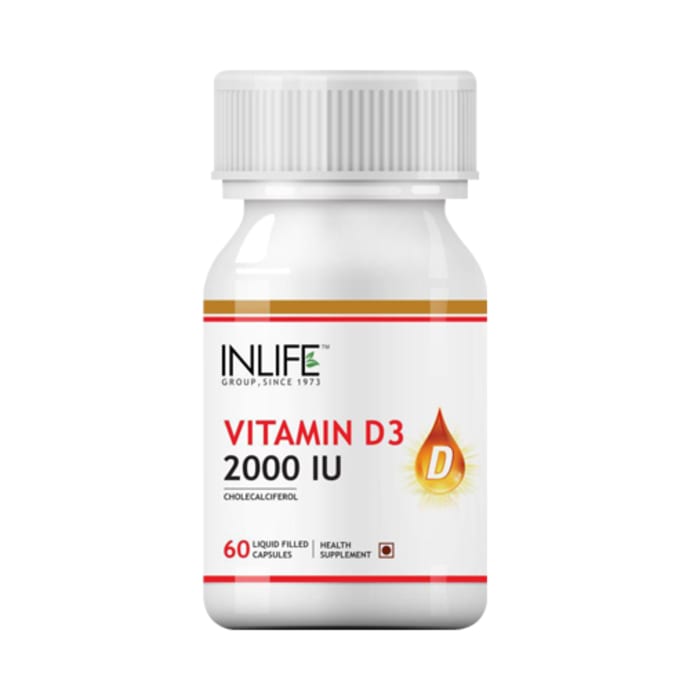 Inlife vitamin d3 2000iu capsule (60'S)