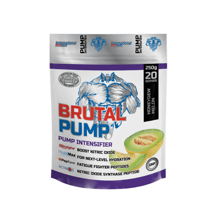 International Protein Brutal Pump Powder Honeydew Lemon (250gm)