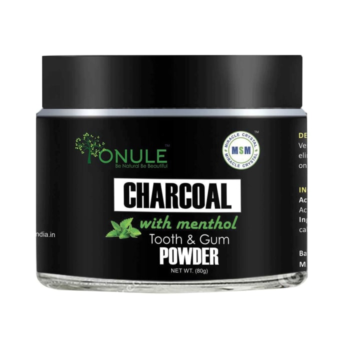Ionule Charcoal Tooth & Gum Powder with Menthol (80gm)