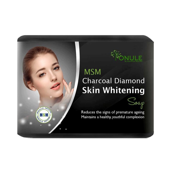 Ionule MSM Soap Charcoal Diamond Skin Whitening (75gm)