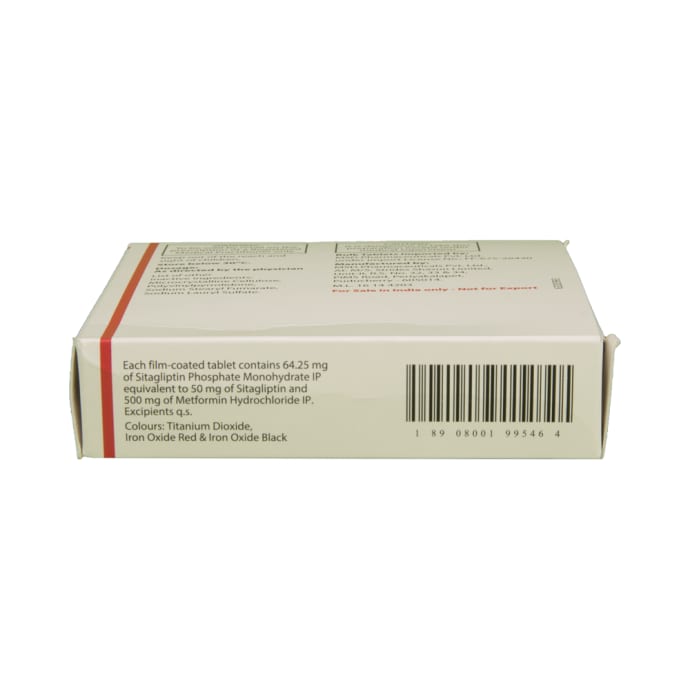 Janumet 50 mg / 500 mg Tablet (15'S)