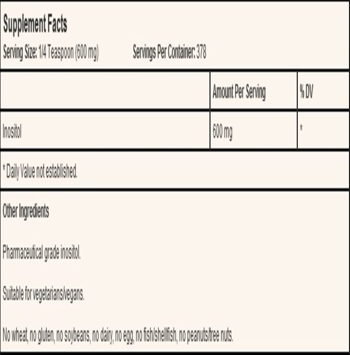 Jarrow formulas inositol powder (227gm)