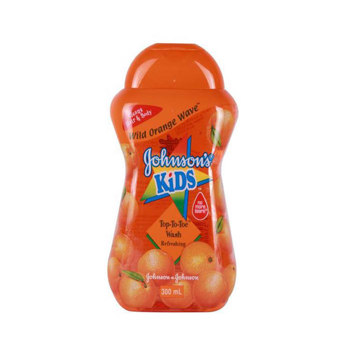 Johnson's Kids Top To Toe Wash Wild Orange Wave (300ml)