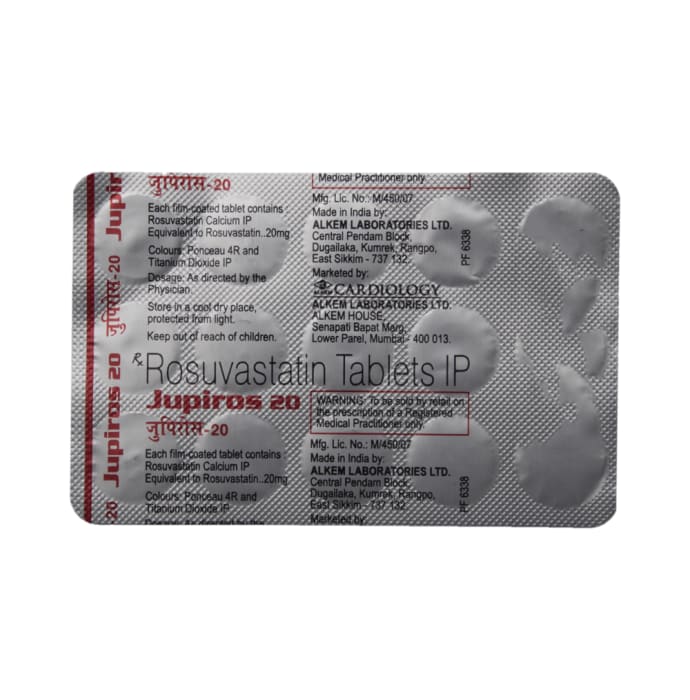 Jupiros 20mg Tablet (15'S)