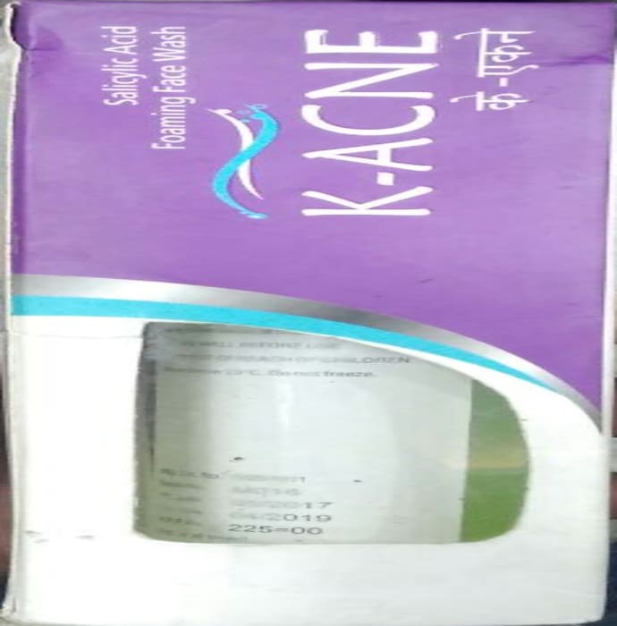 K acne foaming face wash (60ml)