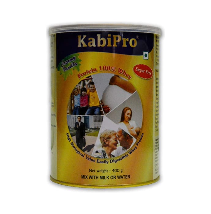 Kabipro Protein 100% Whey Powder Vanilla Sugar Free (400gm)