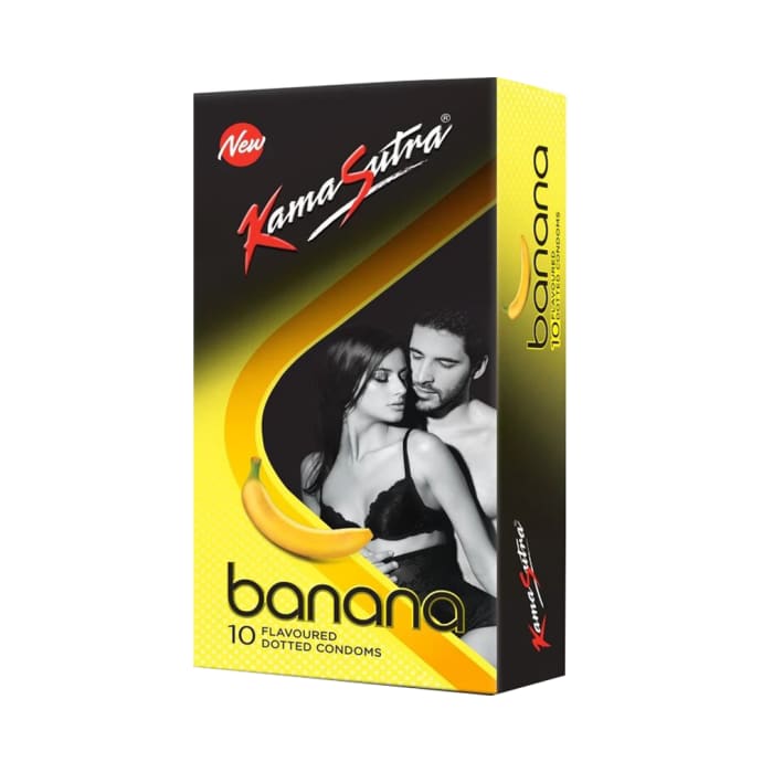 Kamasutra Dotted Condom Banana