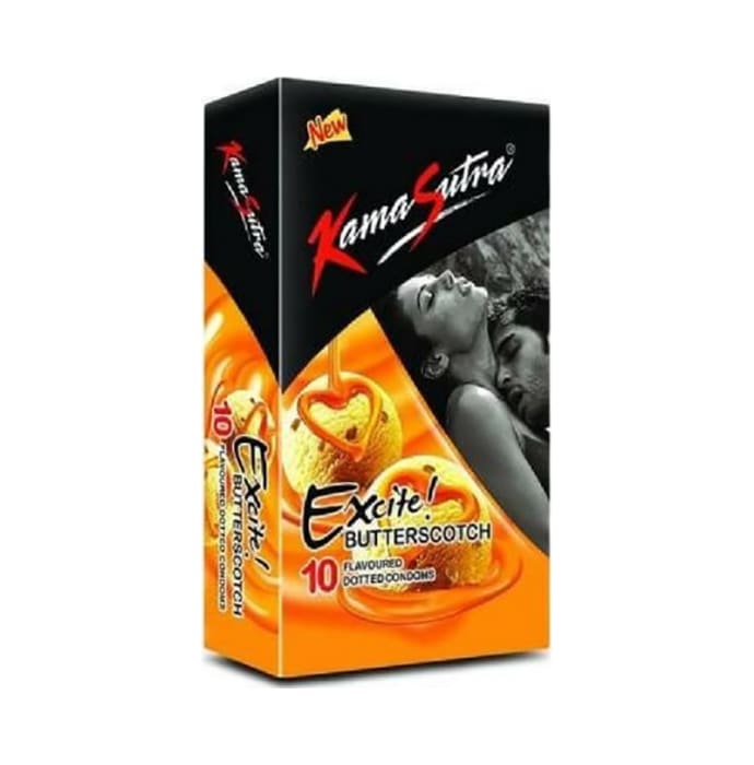 Kamasutra Excite Condom Butterscotch