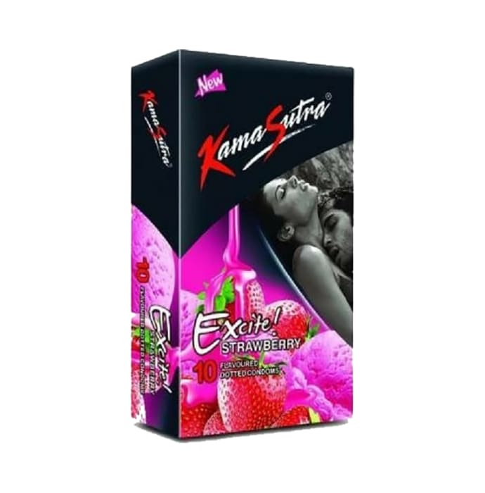 Kamasutra Excite Condom Strawberry