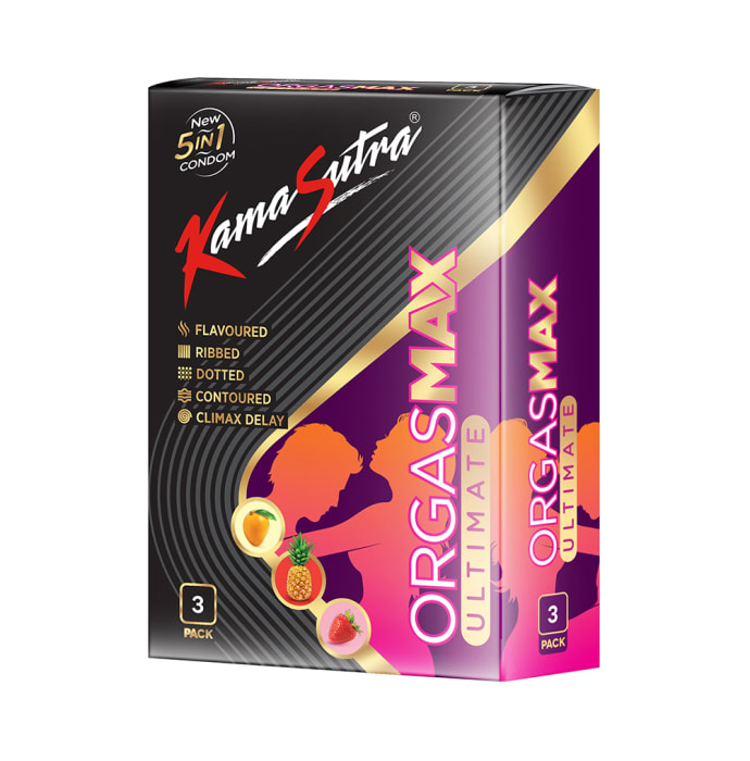 Kamasutra Orgasmax Ultimate 5 in 1 Condom Assorted