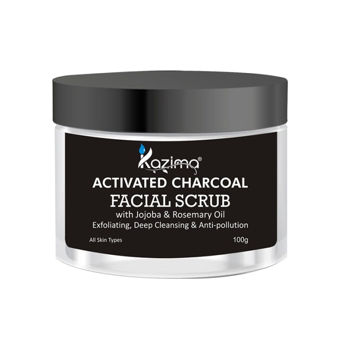 Kazima Facial Scrub Activated Charcoal (100gm)