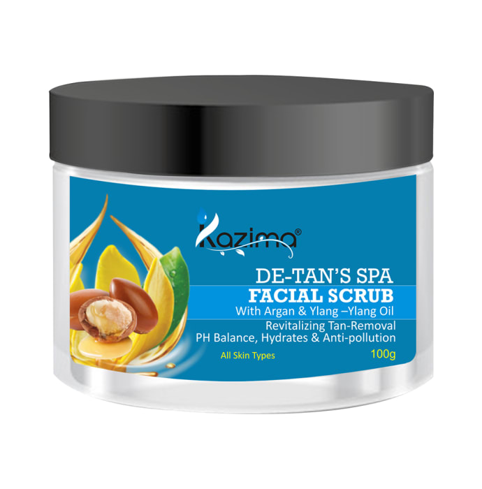 Kazima Facial Scrub De-Tan Spa (100gm)