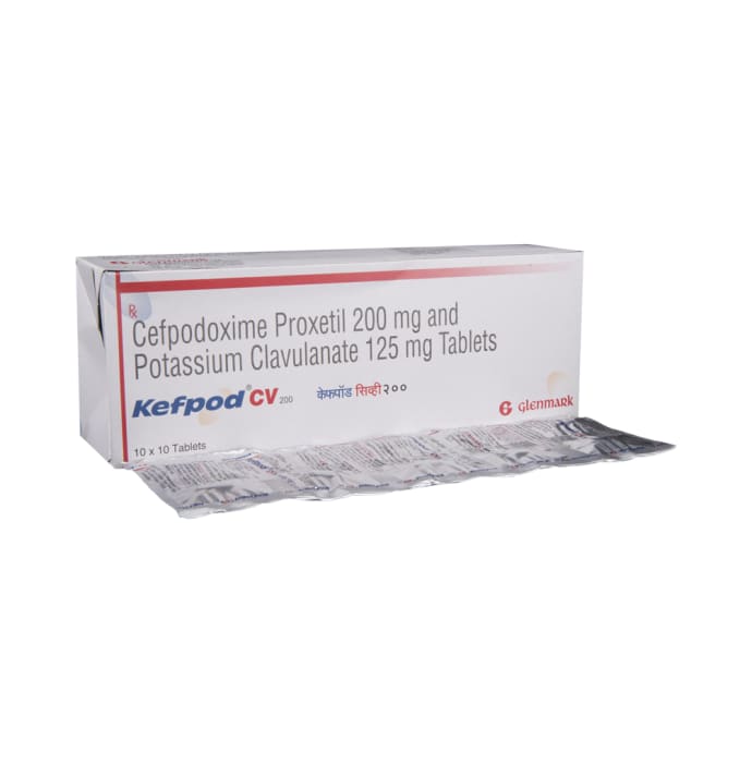 Kefpod CV 200 mg / 125 mg Tablet (10'S)