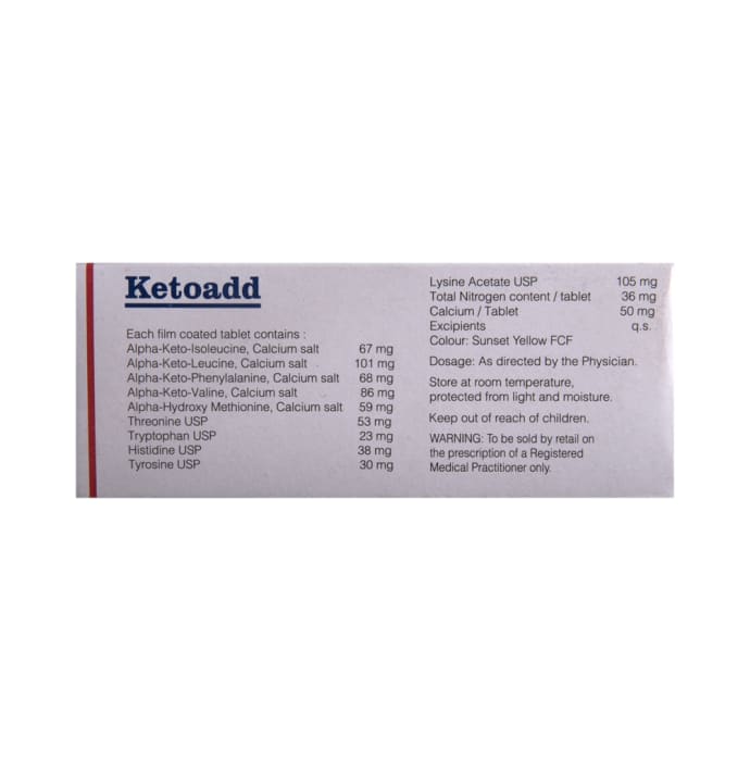 Ketoadd Tablet (20'S)