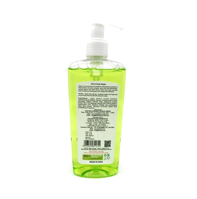 Khadi Kailash Luxurious Neem Face Wash (180ml)