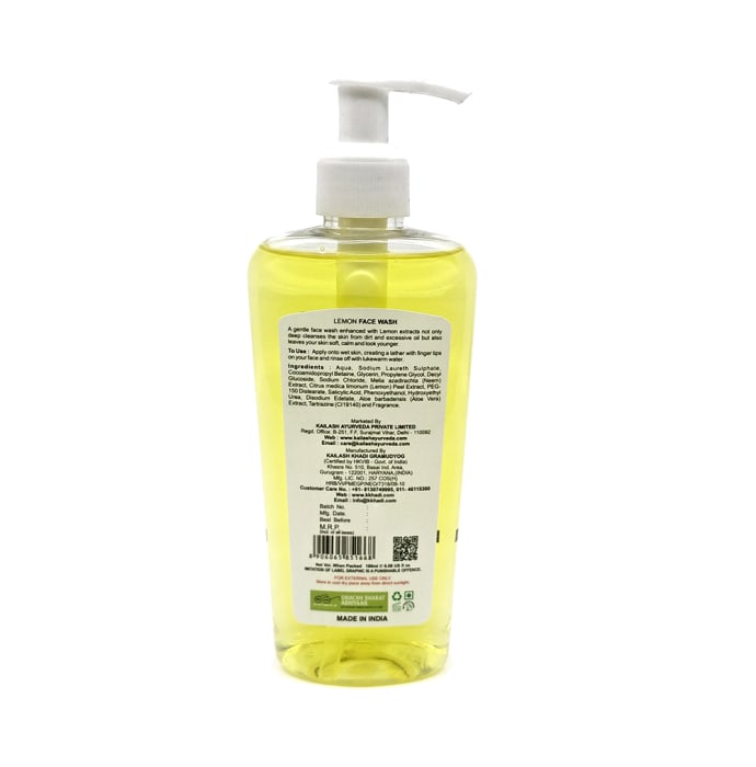 Khadi Professional Face Wash Lemon (180ml)