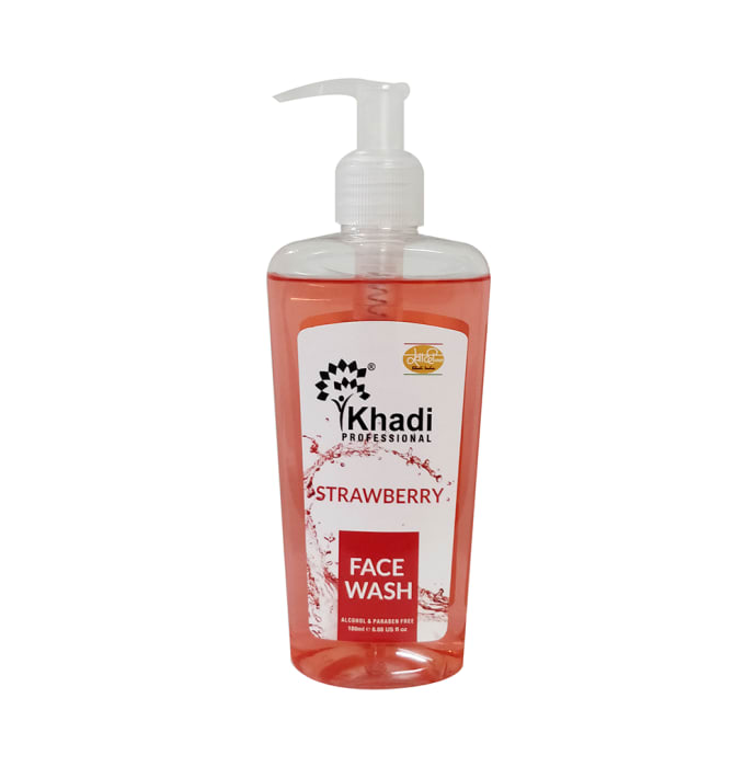 Khadi Professional Face Wash Strawberry (180ml)