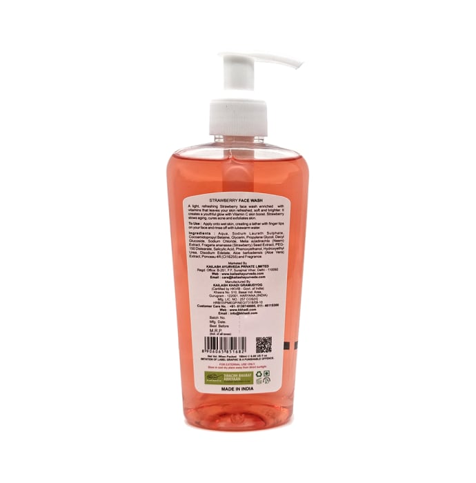 Khadi Professional Face Wash Strawberry (180ml)