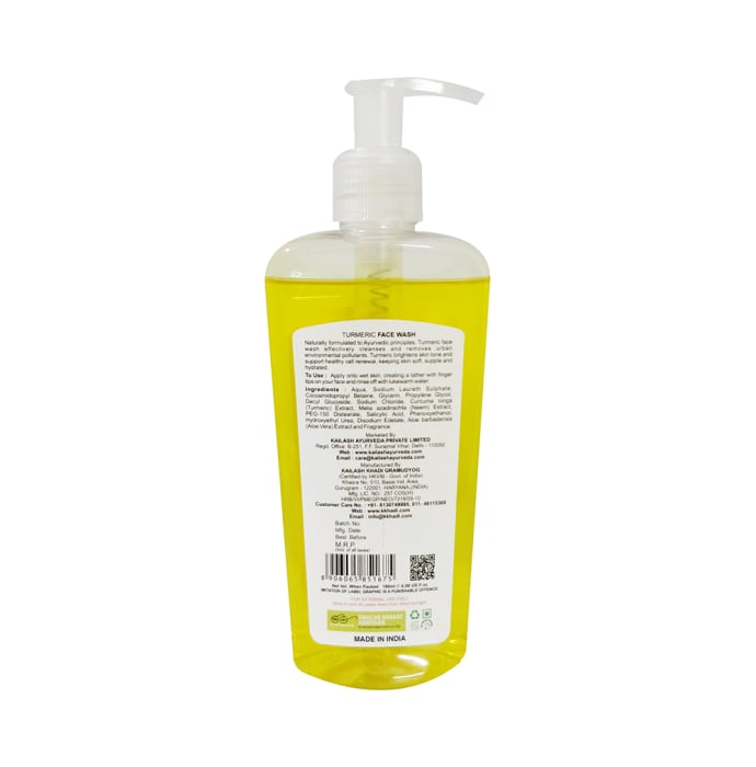 Khadi Professional Face Wash Turmeric (180ml)