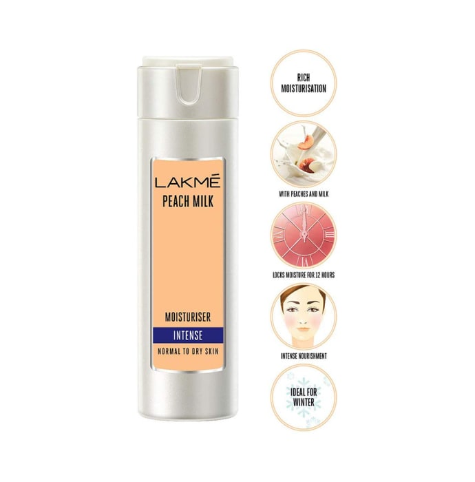 Lakme Peach Milk Moisturiser Intense Normal To Dry Skin (120ml)