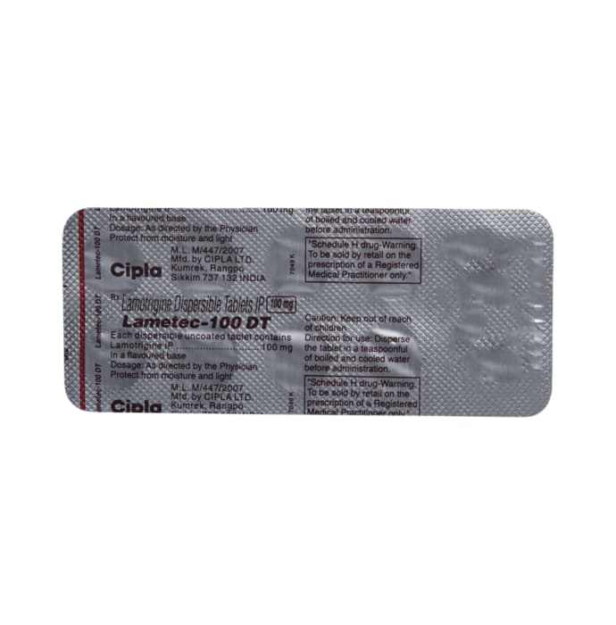 Lametec 100mg Tablet DT (10'S)