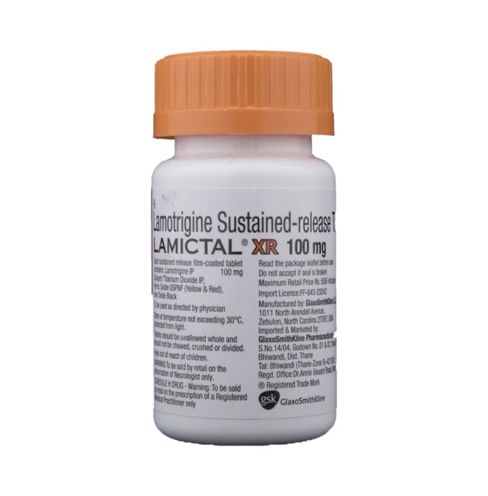 Lamictal XR 100mg Tablet (30'S)