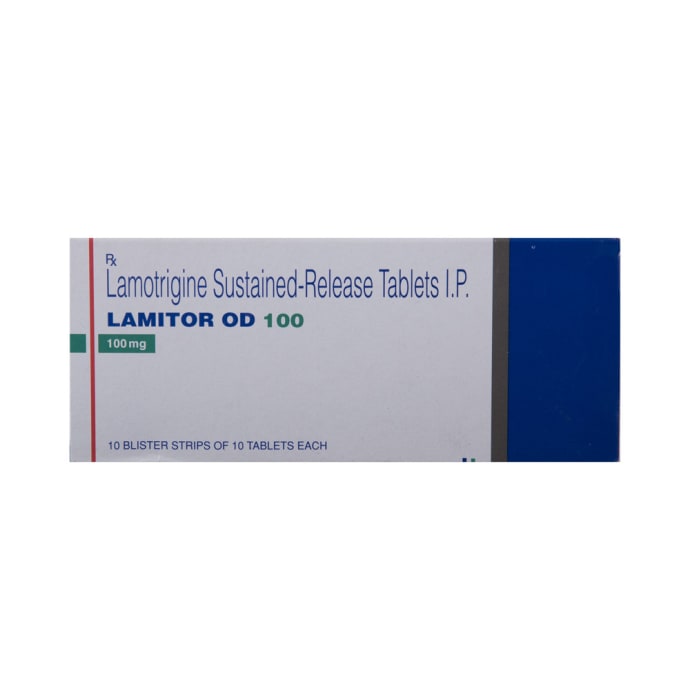 Lamitor OD 100mg Tablet SR (10'S)