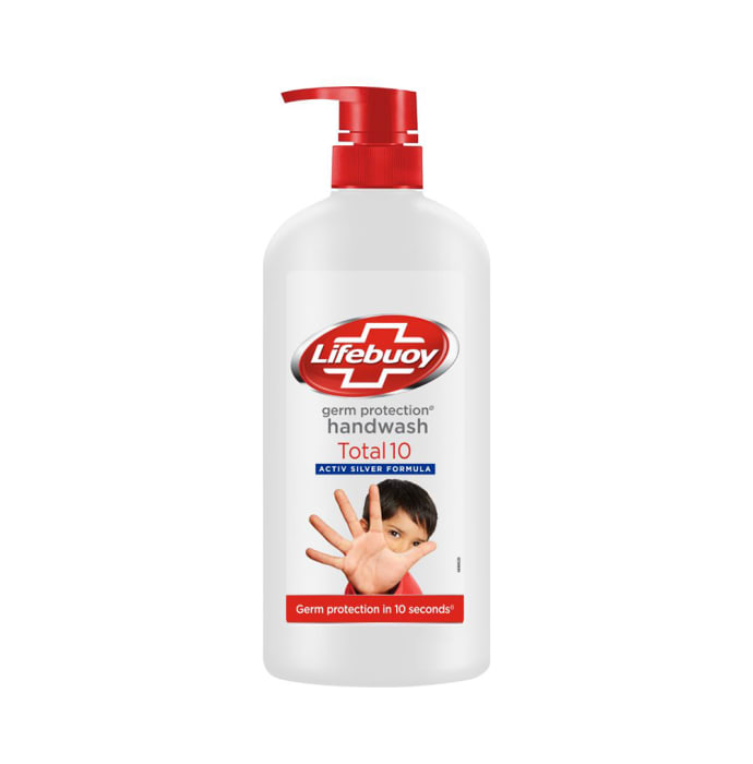 Lifebuoy Total 10 Activ Silver Formula Germ Protection Handwash (580ml)