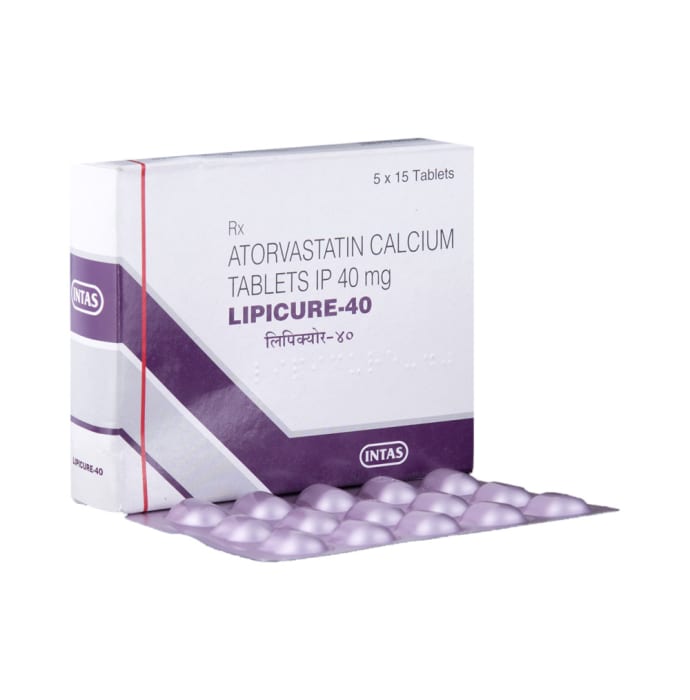 Lipicure 40mg Tablet (15'S)