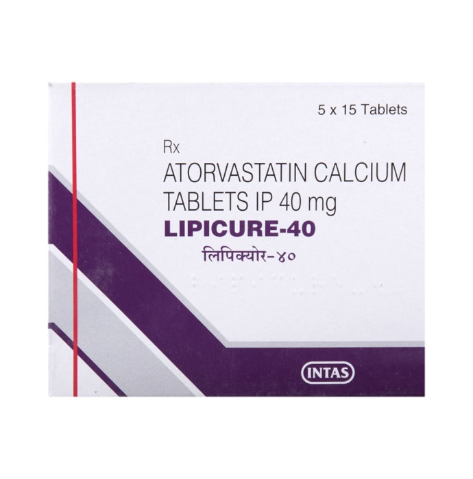 Lipicure 40mg Tablet (15'S)