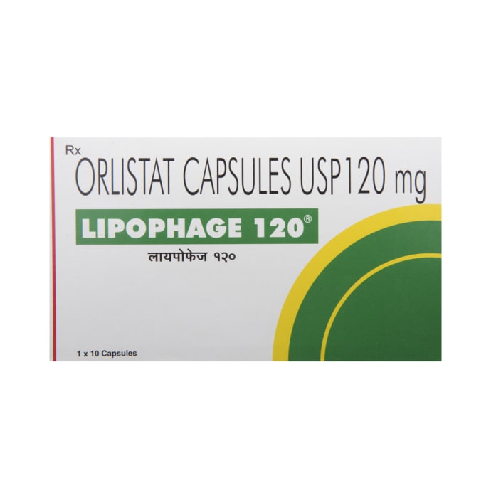 Lipophage 120mg Capsule (10'S)