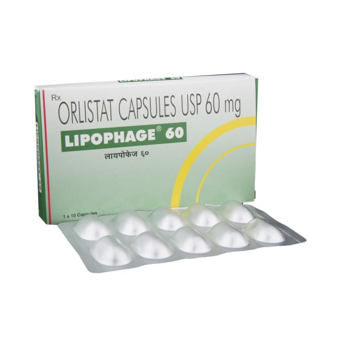 Lipophage 60mg Capsule (10'S)