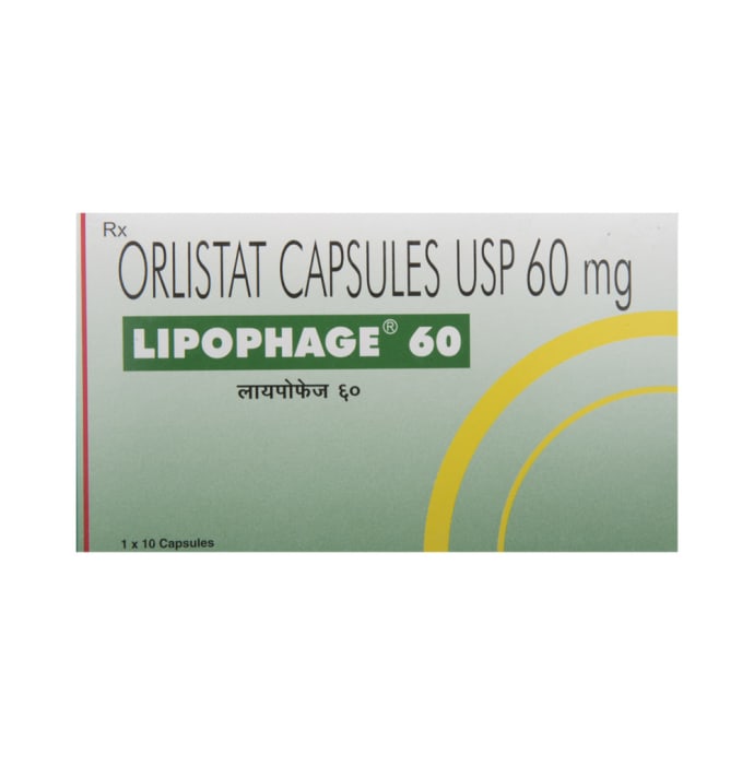 Lipophage 60mg Capsule (10'S)