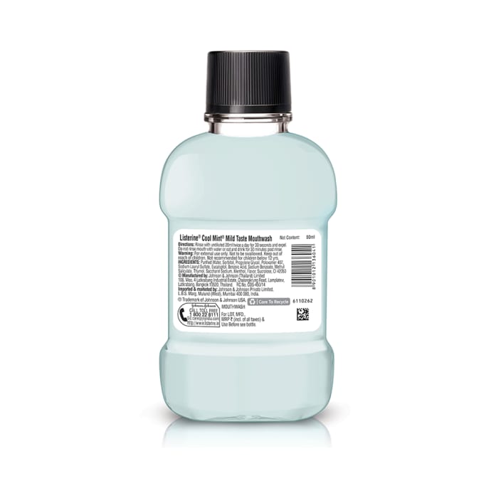 Listerine Mouth Wash Cool Mint Mild Taste (250ml)