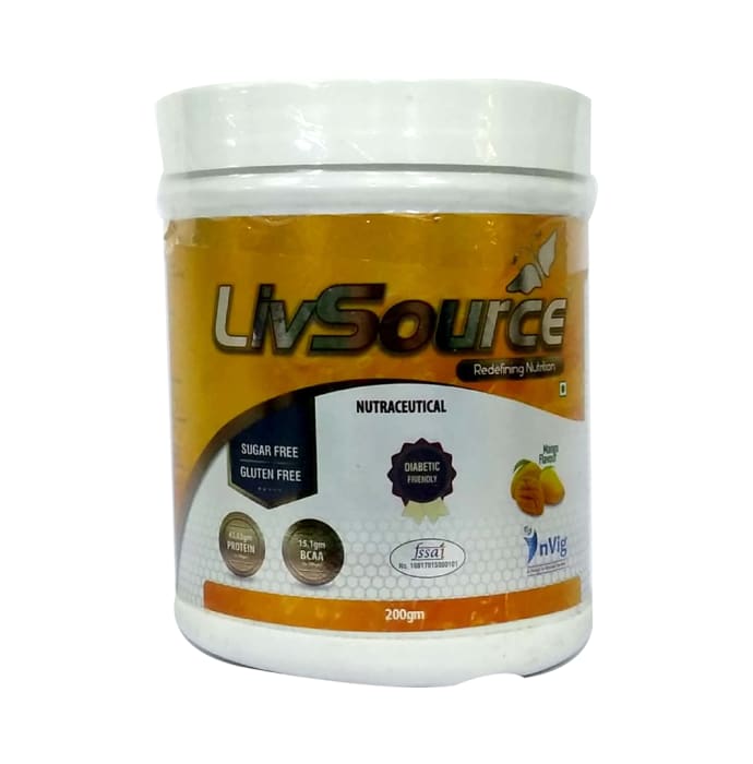 LivSource Powder Mango Sugar Free & Gluten Free (200gm)