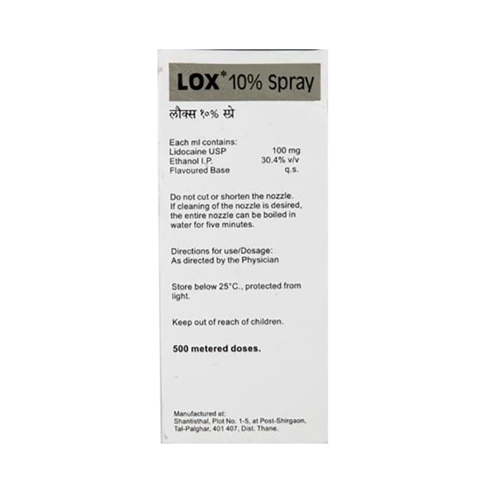 Lox 10% Spray (50ml)