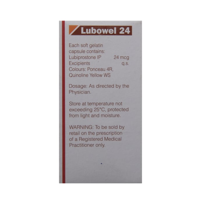 Lubowel 24mcg Soft Gelatin Capsule (15'S)