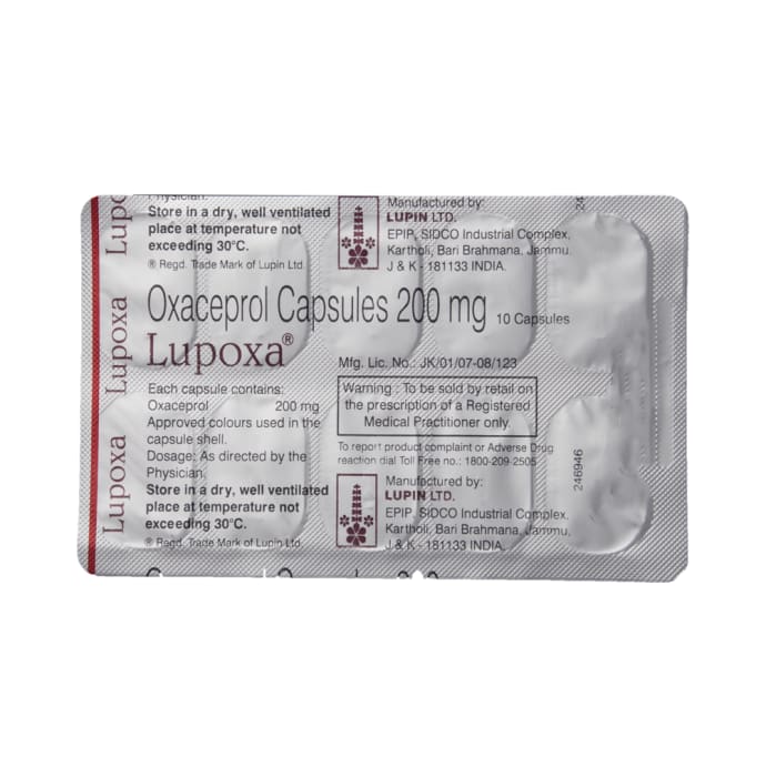 Lupoxa 200mg Capsule (10'S)